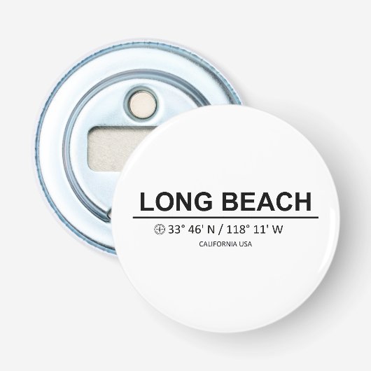 Koordiniert Long Beach Flaschenöffner (Vorderseite)