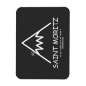 Koordiniert Saint Moritz Schweiz Magnet (Vertikal)