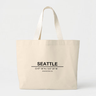 Koordiniert Seattle Jumbo Stoffbeutel