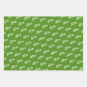 Koordinierte Blaudelphinium-Blume Geschenkpapier Set (Vorderseite 3)