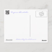 Koordinierte Elemente von Virginia Bluebells Postkarte (Rückseite)