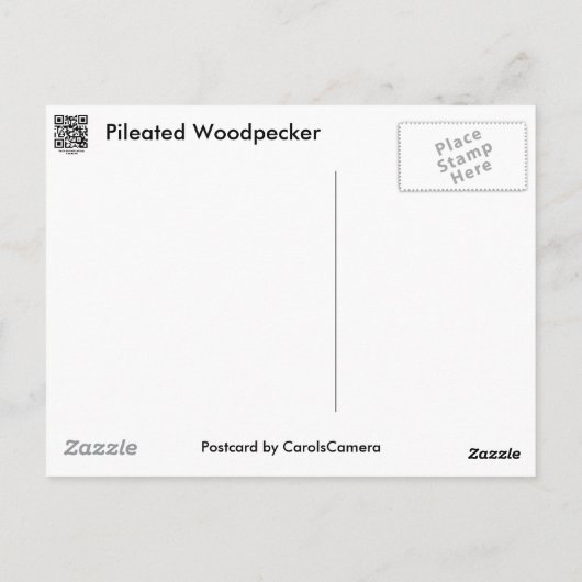 Koordinierte Speckelemente Postkarte (Rückseite)