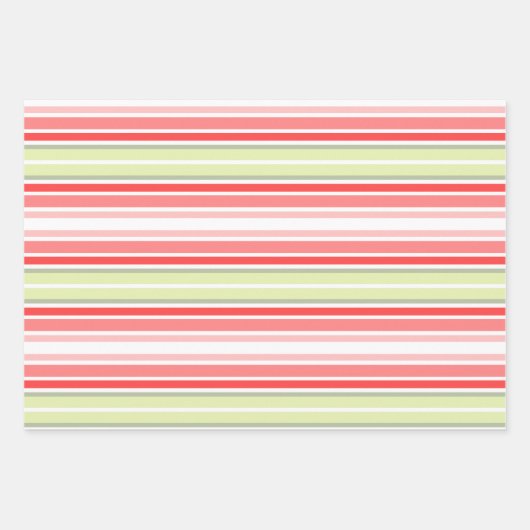 Koordiniertes Trio der Muster Geschenkpapier Set (Vorderseite 2)