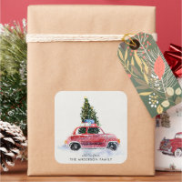 Koordinierung der Weihnachtsaufkleber - Vintages R