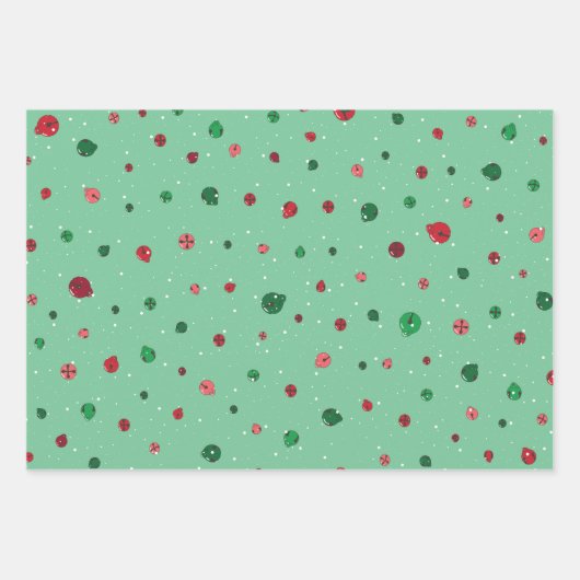 Koordinierung des Set - Weihnachtswrapping Paper Geschenkpapier Set (Vorderseite 3)