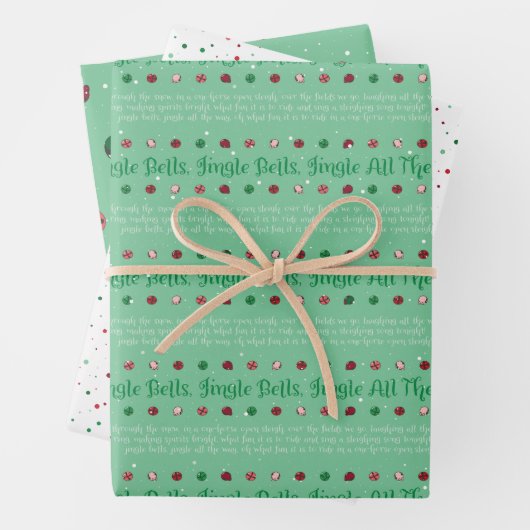 Koordinierung des Set - Weihnachtswrapping Paper Geschenkpapier Set (Beispiel)