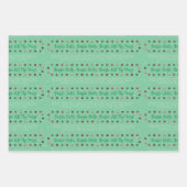 Koordinierung des Set - Weihnachtswrapping Paper Geschenkpapier Set (Vorderseite)