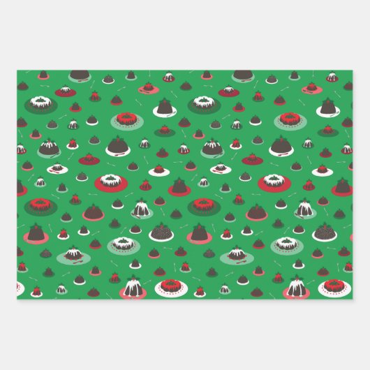 Koordinierung des Set - Weihnachtswrapping Paper Geschenkpapier Set (Vorderseite 3)