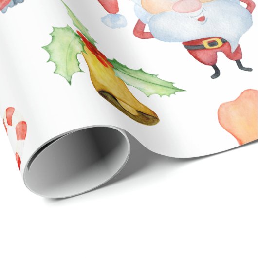 Koordinierung des Weihnachtsschweinmusters Geschenkpapier (Rolleneckpunkt)