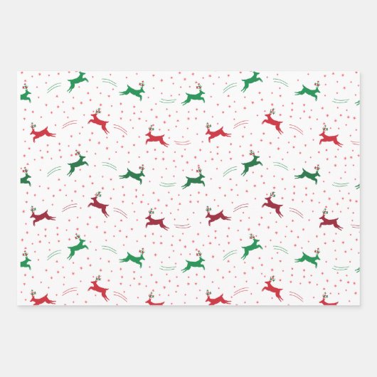 Koordinierung des Weihnachtswrapping-Papiers für d Geschenkpapier Set (Vorderseite)