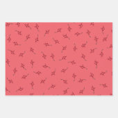 Koordinierung des Weihnachtswrapping-Papiers für d Geschenkpapier Set (Vorderseite)