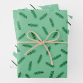 Koordinierung des Weihnachtswrapping-Papiers für S Geschenkpapier Set (Beispiel)
