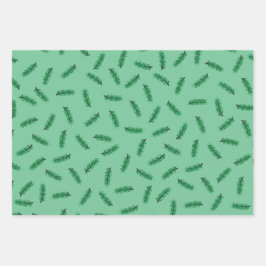 Koordinierung des Weihnachtswrapping-Papiers für S Geschenkpapier Set