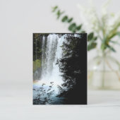 Koosah Falls Oregon Wasserfall Postkarte (Stehend Vorderseite)