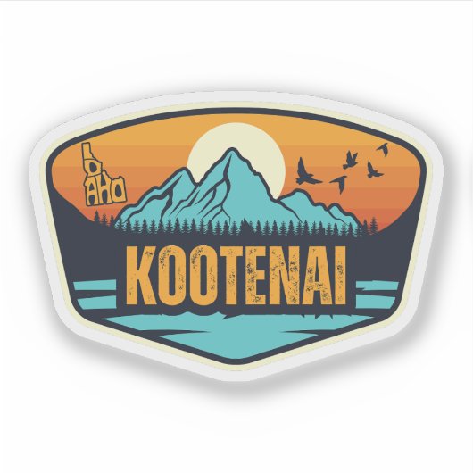 Kootenai, Idaho Aufkleber (Vorderseite)