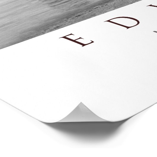 Kootenai Indianer Stehend von Canoe Poster (Ecke)