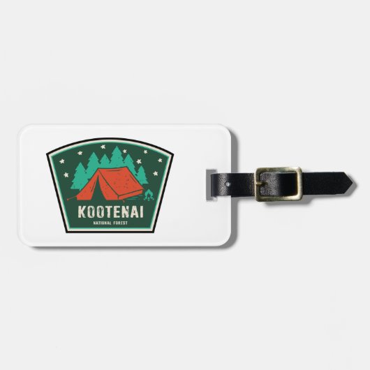 Kootenai National Forest Camping Gepäckanhänger (Vorderseite horizontal)