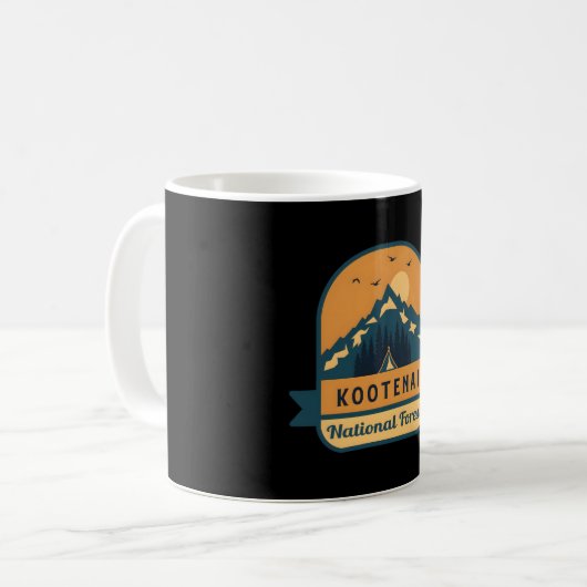 Kootenai National Forest � Geheimnisse der Wildnis Kaffeetasse (Vorderseite Links)