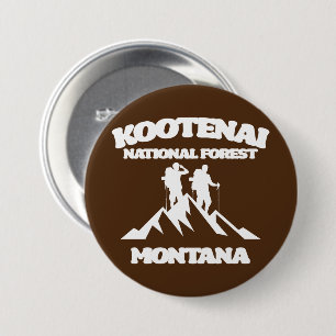 Kootenai National Forest, Montana Button