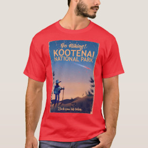 Kootenai Nationalpark Wanderposter T-Shirt