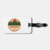 Kootenai-Nationalwald Gepäckanhänger (Rückseite horizontal)