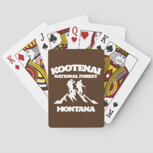 Kootenai-Nationalwald, Montana Spielkarten