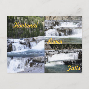 Kootenai River Falls, Montana! Postkarte