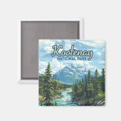 Kootenay National Park Canada British Columbia Magnet (Vorderseite/Rückseite)
