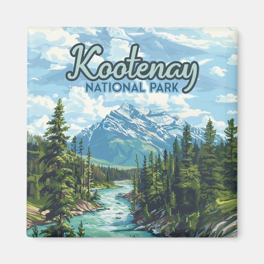 Kootenay National Park Canada British Columbia Magnet (Vorne)