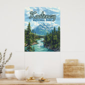 Kootenay National Park Canada British Columbia Poster (Küche)