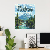 Kootenay National Park Canada British Columbia Poster (Heimbüro)