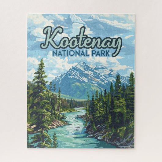 Kootenay National Park Canada British Columbia Puzzle (Vertikal)