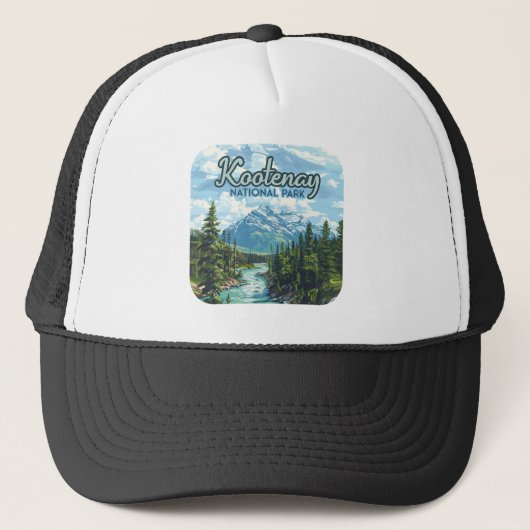 Kootenay National Park Canada British Columbia Truckerkappe (Vorderseite)