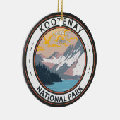 Kootenay National Park Canada Travel Art Abzeichen Keramik Ornament (Rechts)