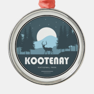Kootenay National Park Hirsche Ornament Aus Metall