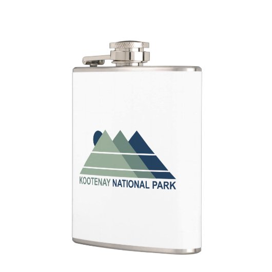 Kootenay National Park Mountain Sun Flachmann (Links)