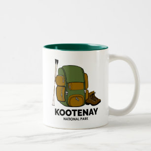 Kootenay-Nationalpark-Backpack Zweifarbige Tasse