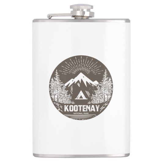 Kootenay-Nationalpark Flachmann (Vorderseite)