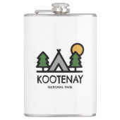 Kootenay-Nationalpark Flachmann (Vorderseite)