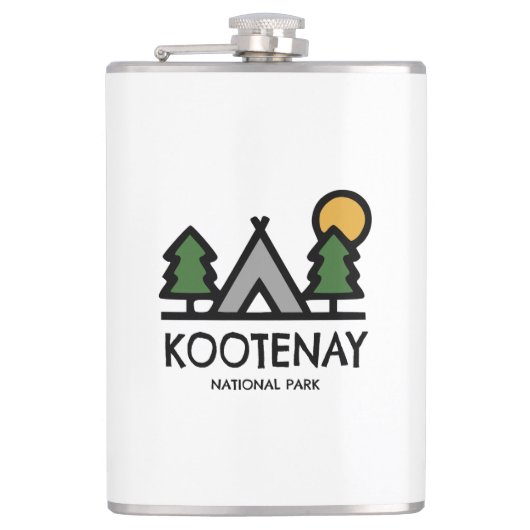 Kootenay-Nationalpark Flachmann (Vorderseite)