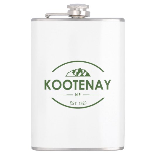 Kootenay-Nationalpark Flachmann (Vorderseite)