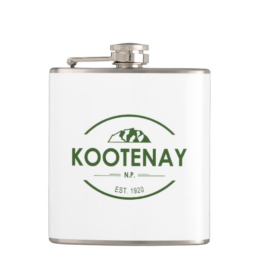 Kootenay-Nationalpark Flachmann (Vorderseite)