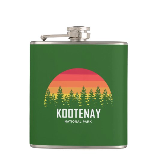 Kootenay-Nationalpark Flachmann (Vorderseite)