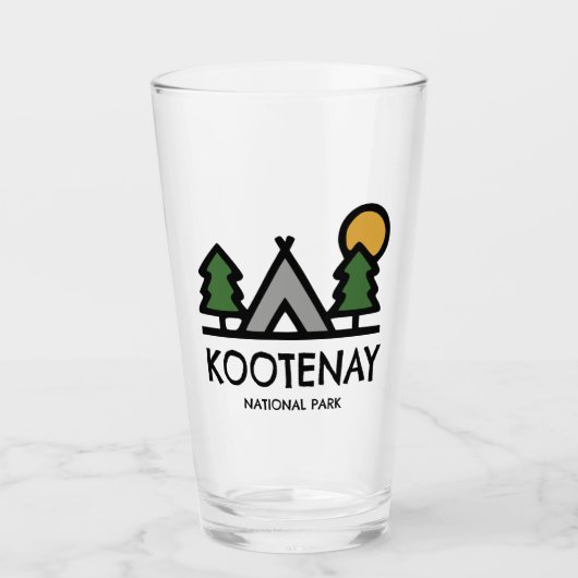 Kootenay-Nationalpark Glas (Vorderseite)