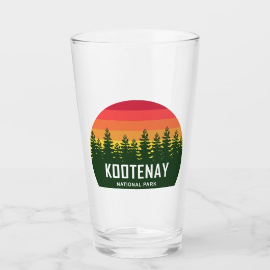 Kootenay-Nationalpark Glas (Vorderseite)