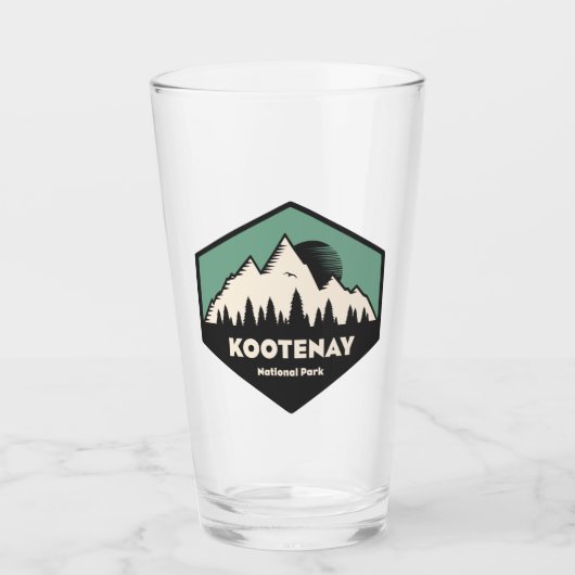 Kootenay-Nationalpark Glas (Vorderseite)