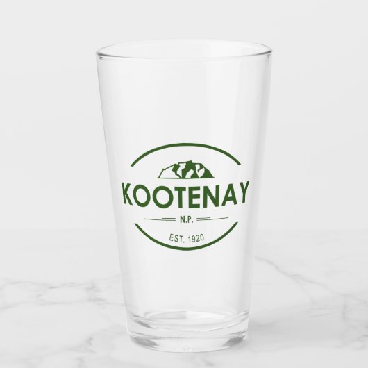 Kootenay-Nationalpark Glas (Vorderseite)