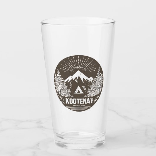Kootenay-Nationalpark Glas (Vorderseite)