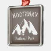 Kootenay-Nationalpark Ornament Aus Metall (Links)