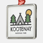 Kootenay-Nationalpark Ornament Aus Metall (Links)